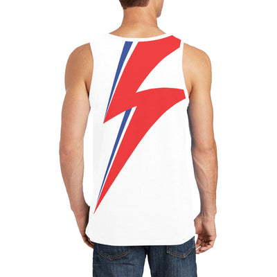 Bowie Thunderbolt Tank – Aladdin Sane Lightning Bolt Top