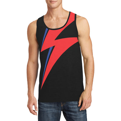 Bowie Thunderbolt Tank – Aladdin Sane Lightning Bolt Top