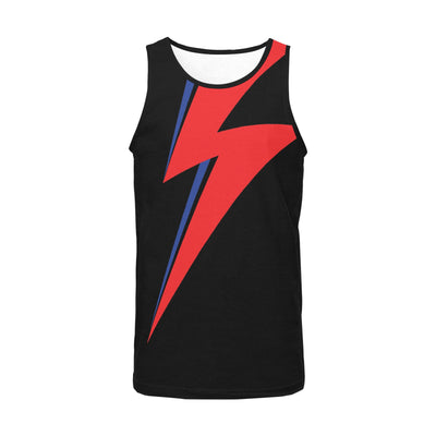 Bowie Thunderbolt Tank – Aladdin Sane Lightning Bolt Top