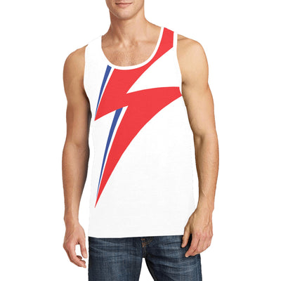 Bowie Thunderbolt Tank – Aladdin Sane Lightning Bolt Top