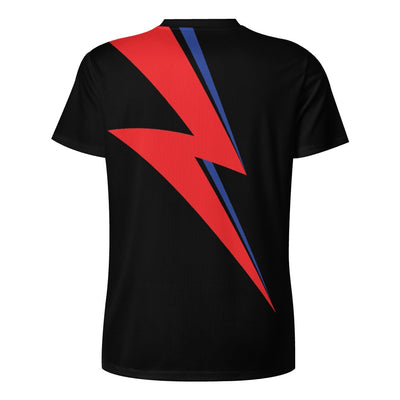 Bowie's Thunderbolt Aladdin Sane T-shirt Icy Silk