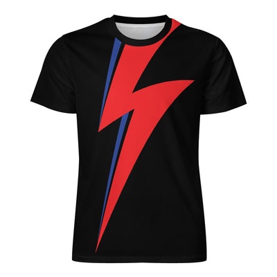 Bowie's Thunderbolt Aladdin Sane T-shirt Icy Silk