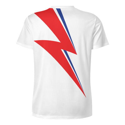 Bowie's Thunderbolt Aladdin Sane T-shirt Icy Silk
