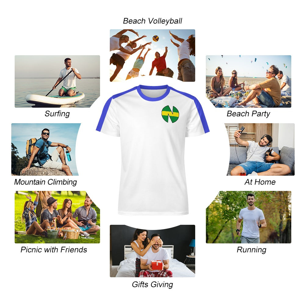 Captain Tsubasa Hutton T-Shirt Icy silk(Customisable with your text)