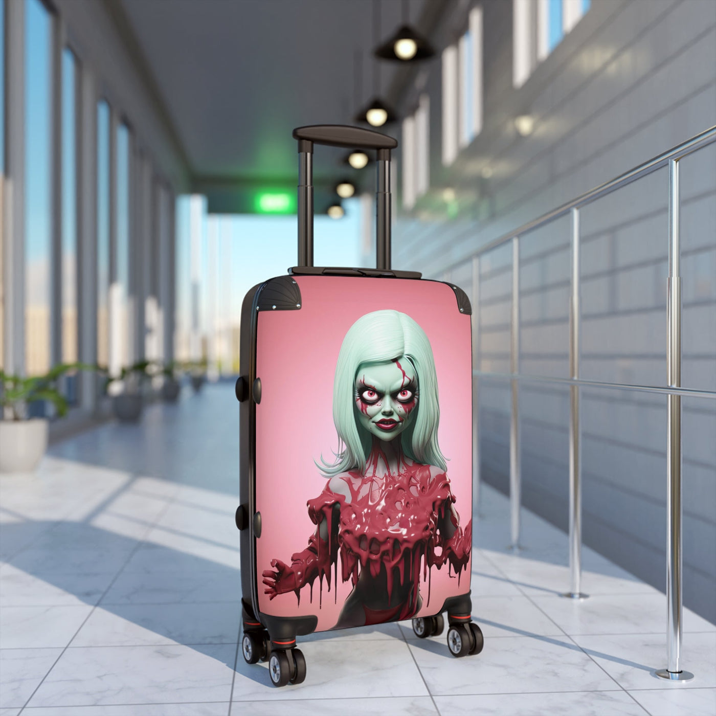 Choco Monster Doll Pop Surreal Travel Suitcase Luggage