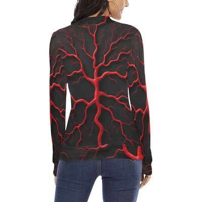 Circulatory System Mock Neck Sweater