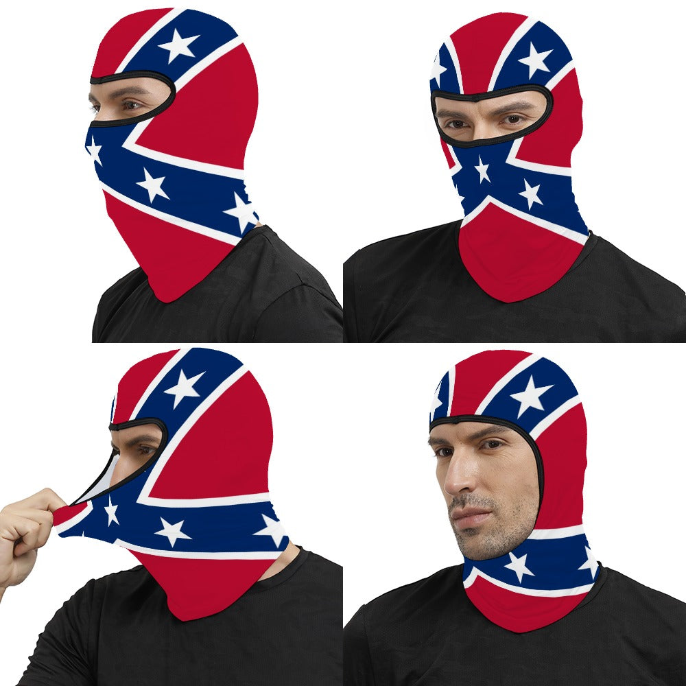 Confederate Rebel Flag Balaclava Full Face Mask