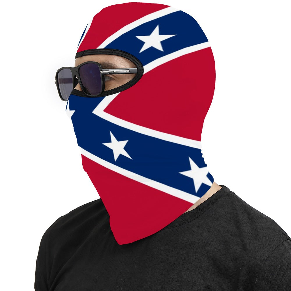 Confederate Rebel Flag Balaclava Full Face Mask