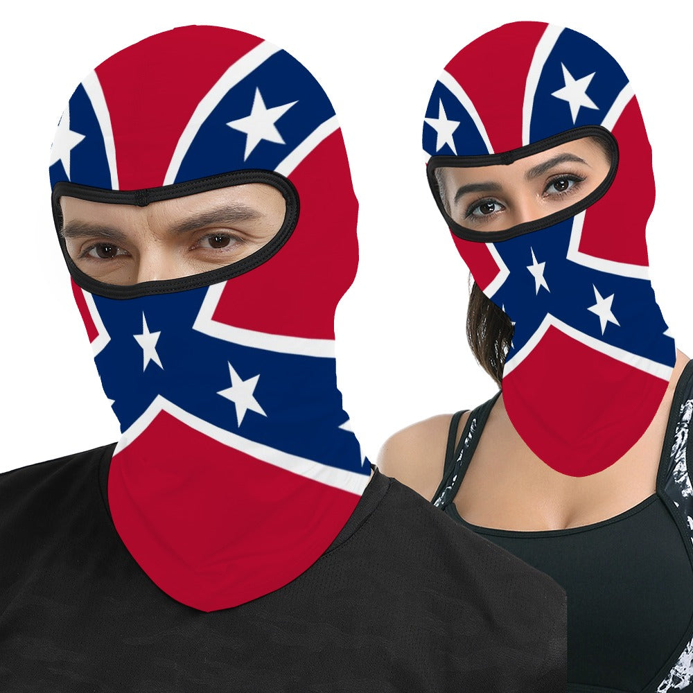 Confederate Rebel Flag Balaclava Full Face Mask