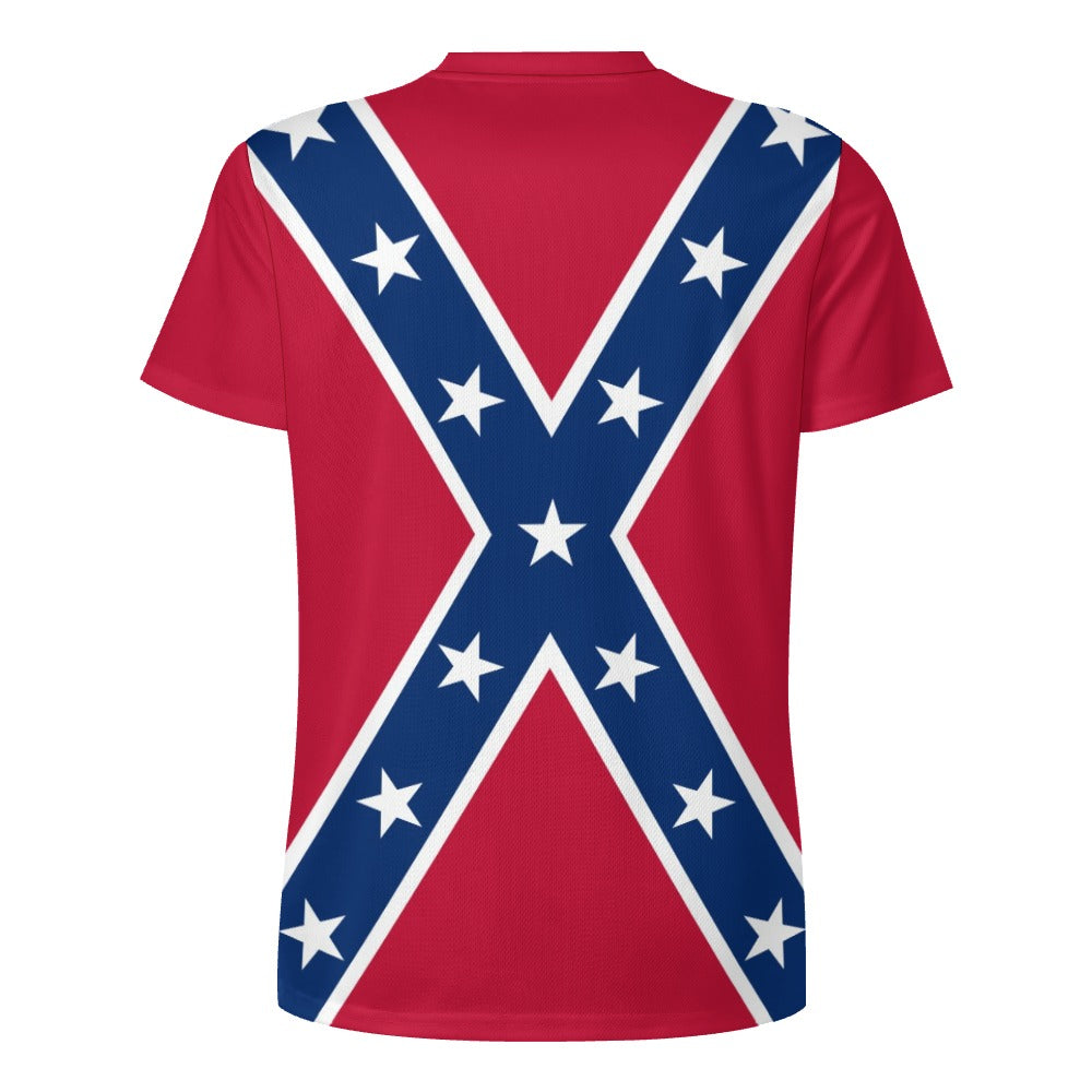 Confederate/Rebel Flag T-Shirt Icy Silk