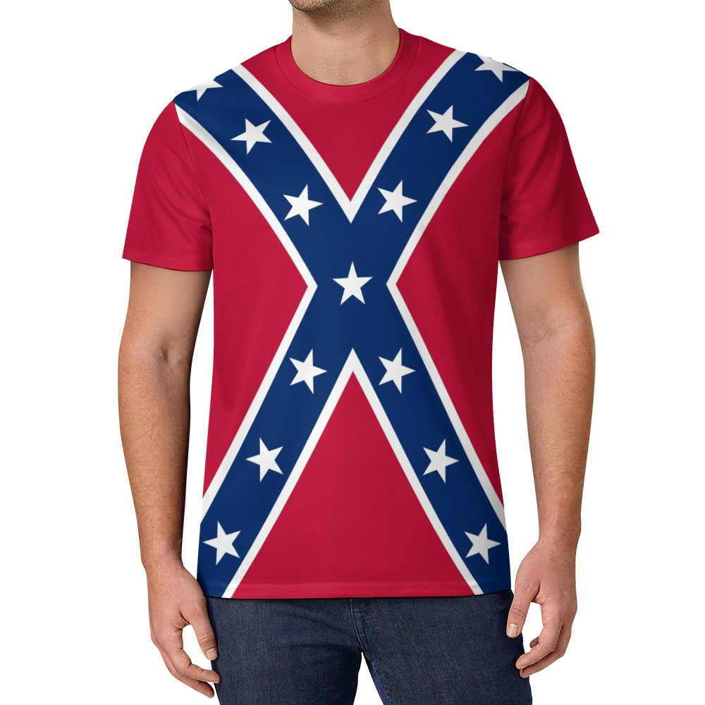 Confederate/Rebel Flag T-Shirt Icy Silk