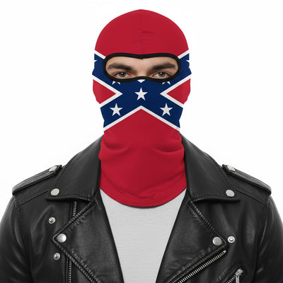Confederate Rebel Flag Balaclava Full Face Mask