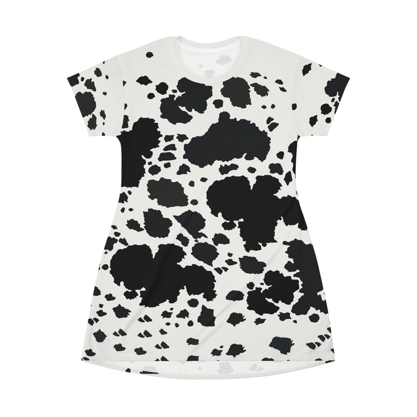 cow print t shirt dress Kali Cow Print Mini Dress or Tunic