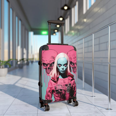 Creepy Doll Rocka Travel Suitcase Luggage