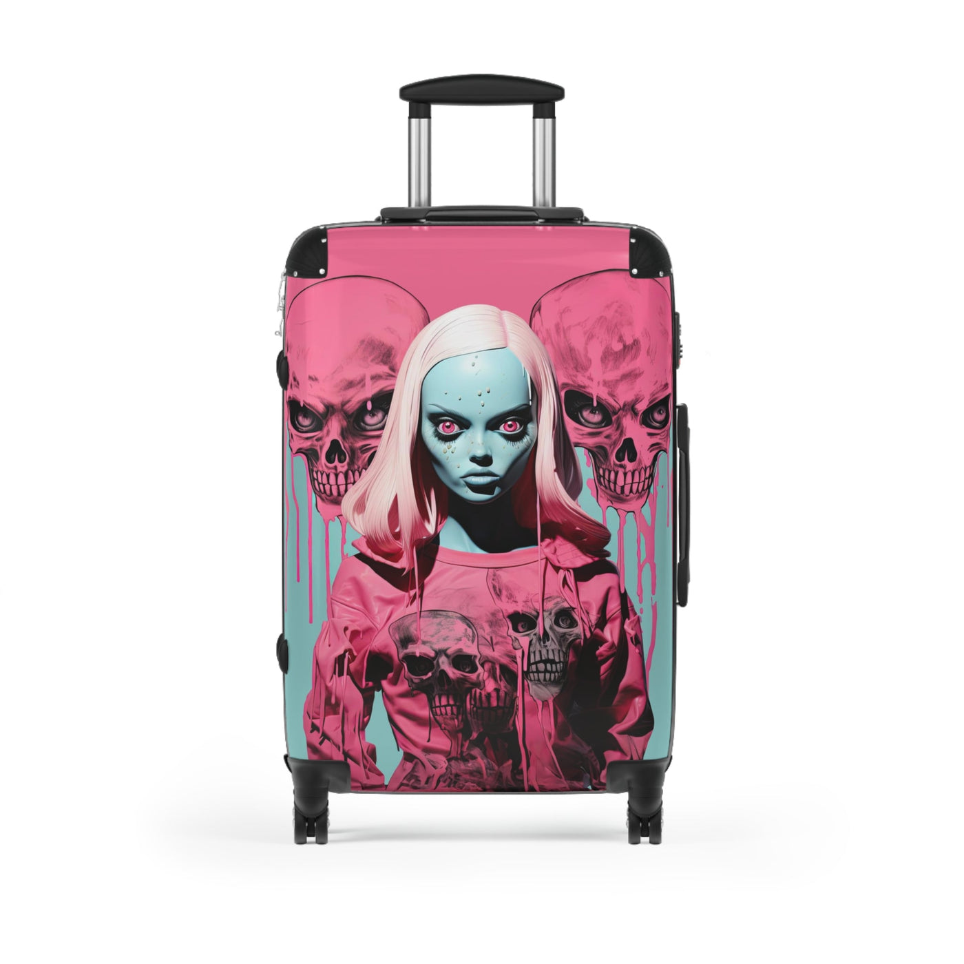 Creepy Doll Rocka Travel Suitcase Luggage