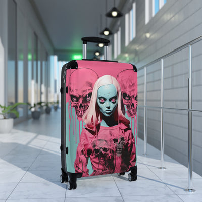 Creepy Doll Rocka Travel Suitcase Luggage