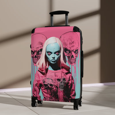 Creepy Doll Rocka Travel Suitcase Luggage