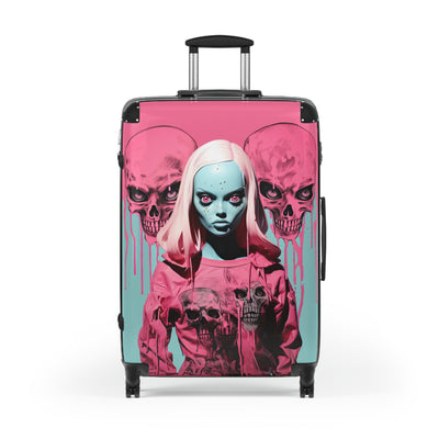 Creepy Doll Rocka Travel Suitcase Luggage