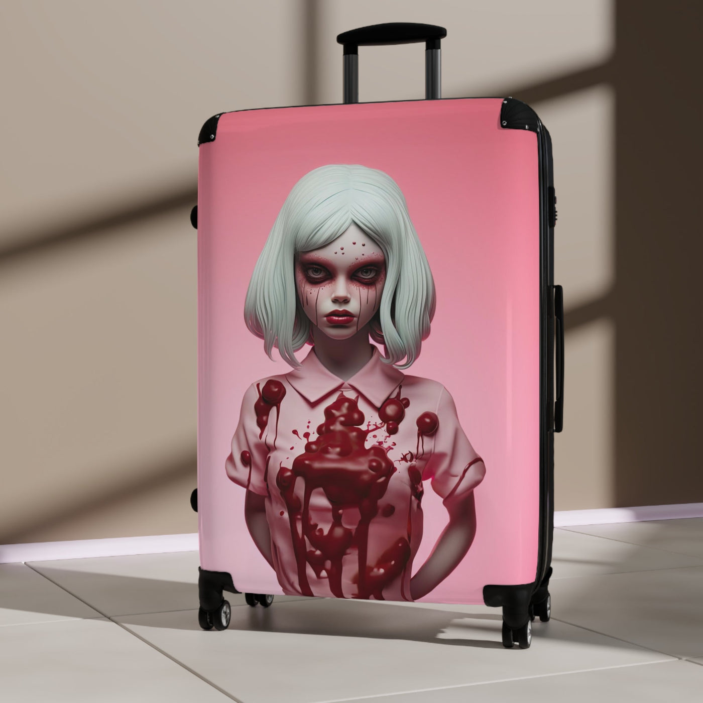Cutie Choco-Doll Pop Surreal Travel Suitcase Luggage