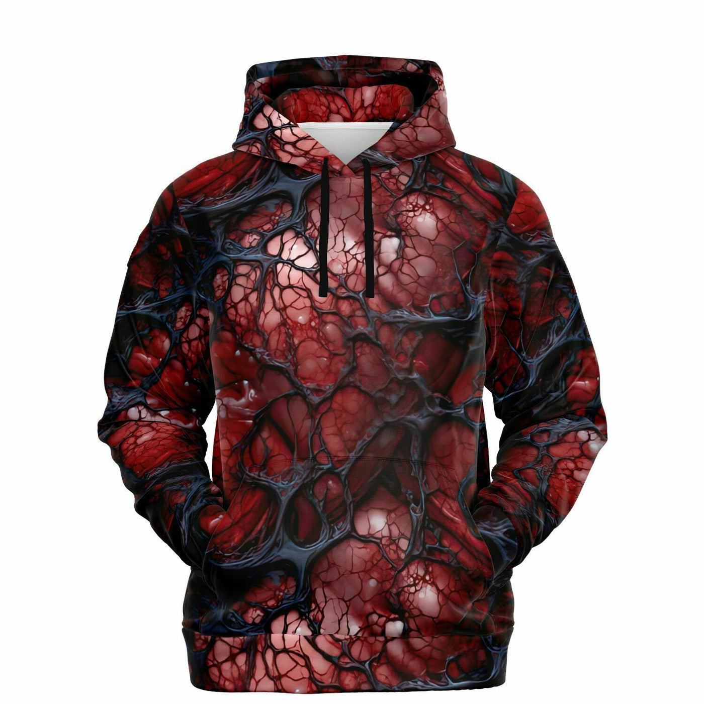 Dark Medical Art Style Creepy Lymphatic System Short Sleeves Shirt