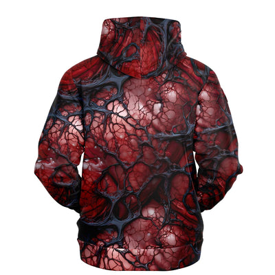 Dark Medical Art Style Creepy Lymphatic System Short Sleeves Shirt