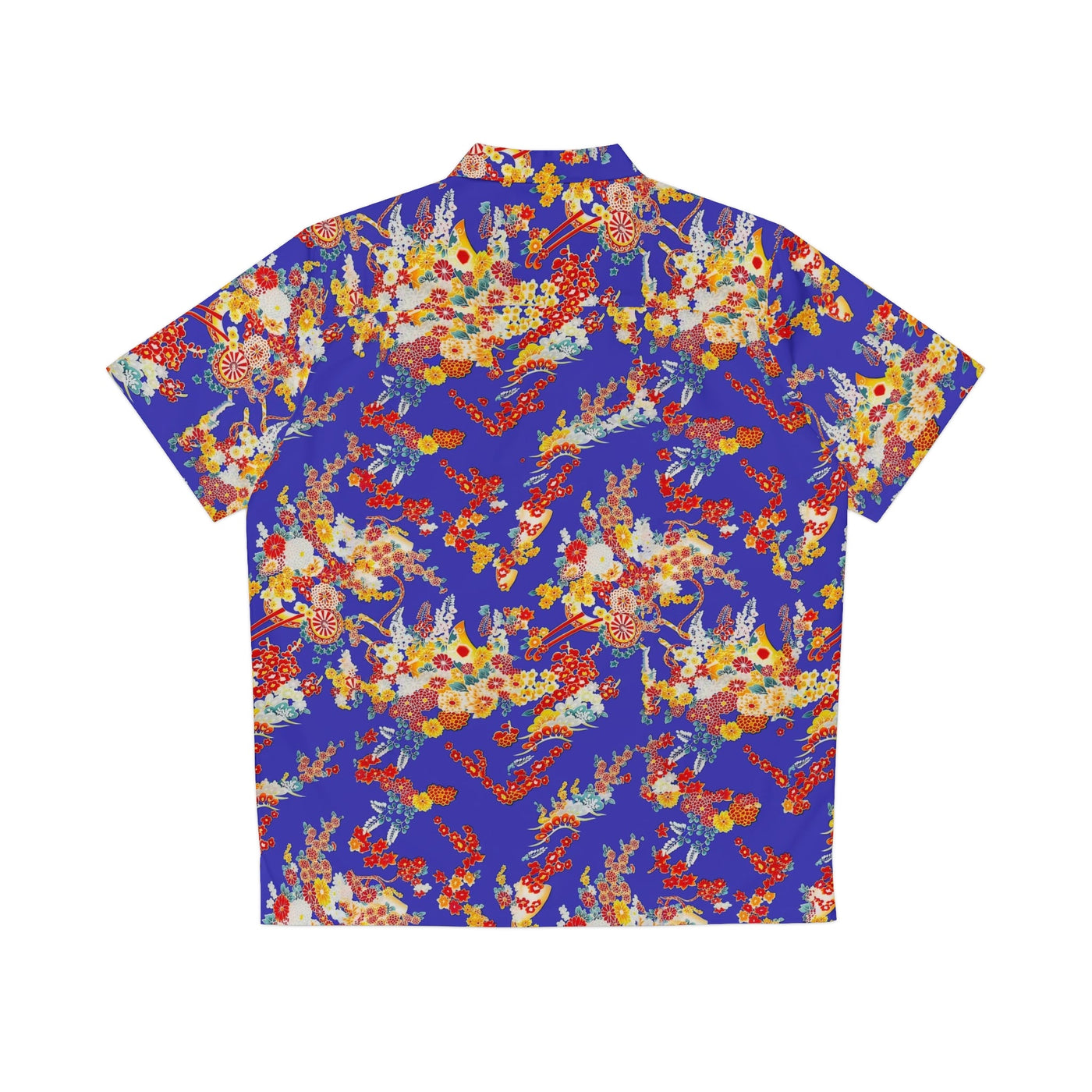 Di Caprio Romeo & Juliet Hawaiian Shirt - Japanese Flower Pattern