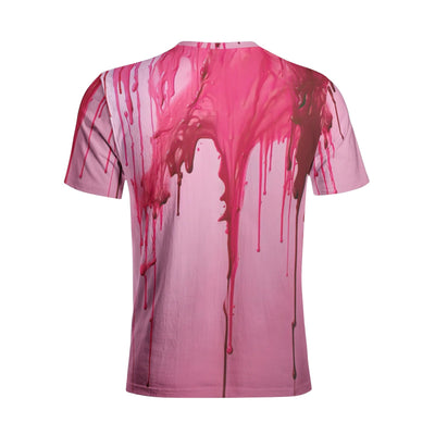 Dripping Pink Glaze T-shirt (100% Cotton)
