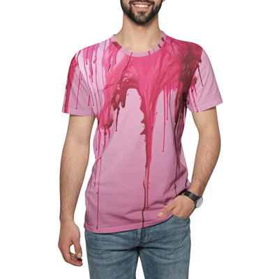 Dripping Pink Glaze T-shirt (100% Cotton)