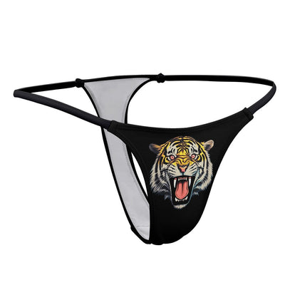 Fierce Tiger Head Sexy Thong