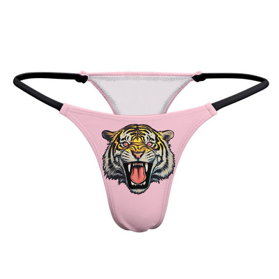 Fierce Tiger Head Sexy Thong