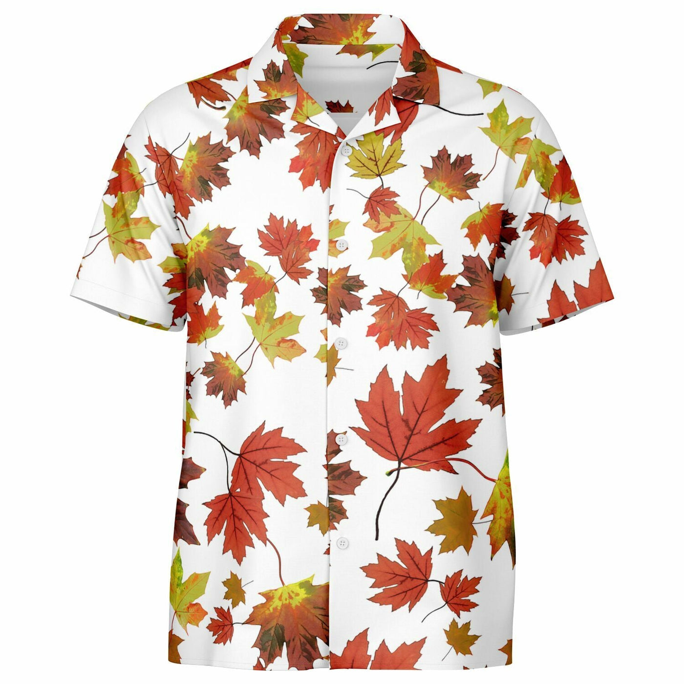 Fight Club Tyler Durden Maple Leaf Shirt – Spread Collar Style