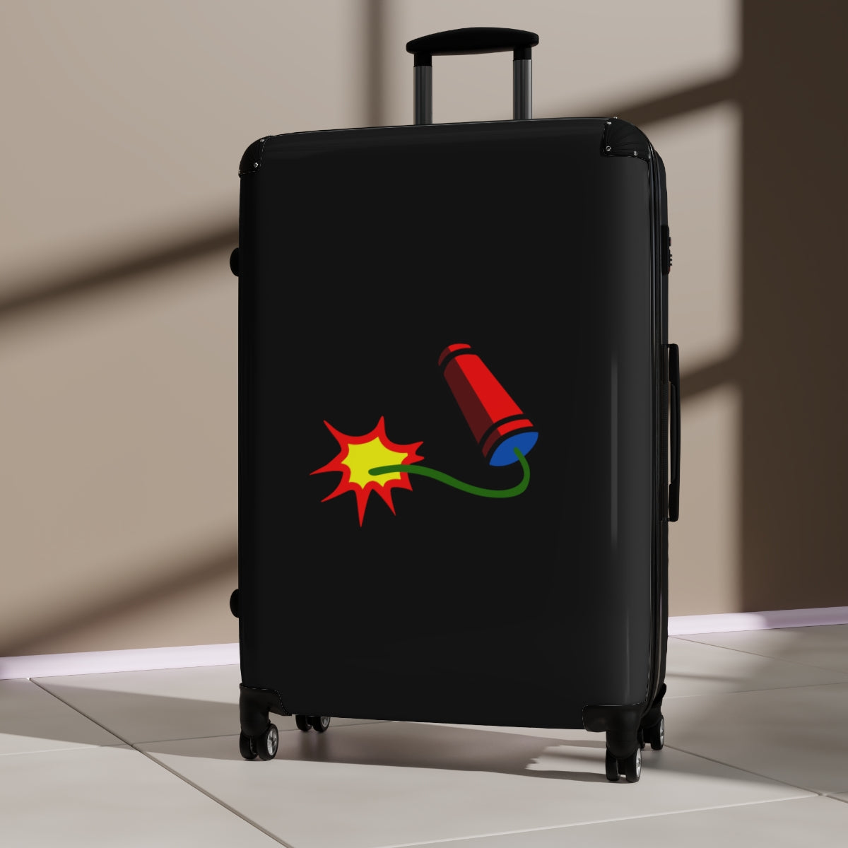 Firecracker Luggage Suitcase — Travel-Ready Spark Design (3 sizes)