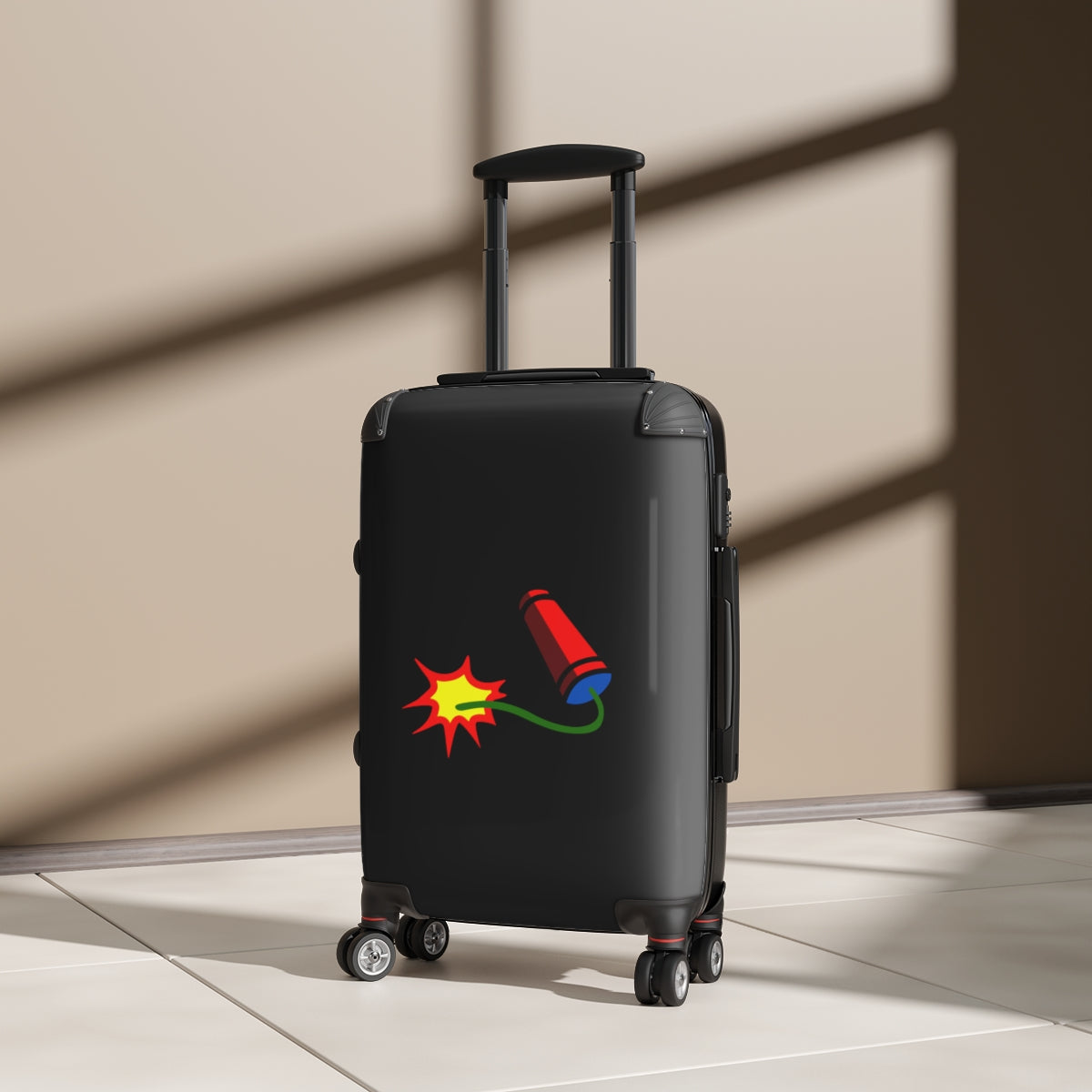 Firecracker Luggage Suitcase — Travel-Ready Spark Design (3 sizes)