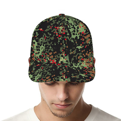 Flecktarn Splatter Camo Snapback Cap