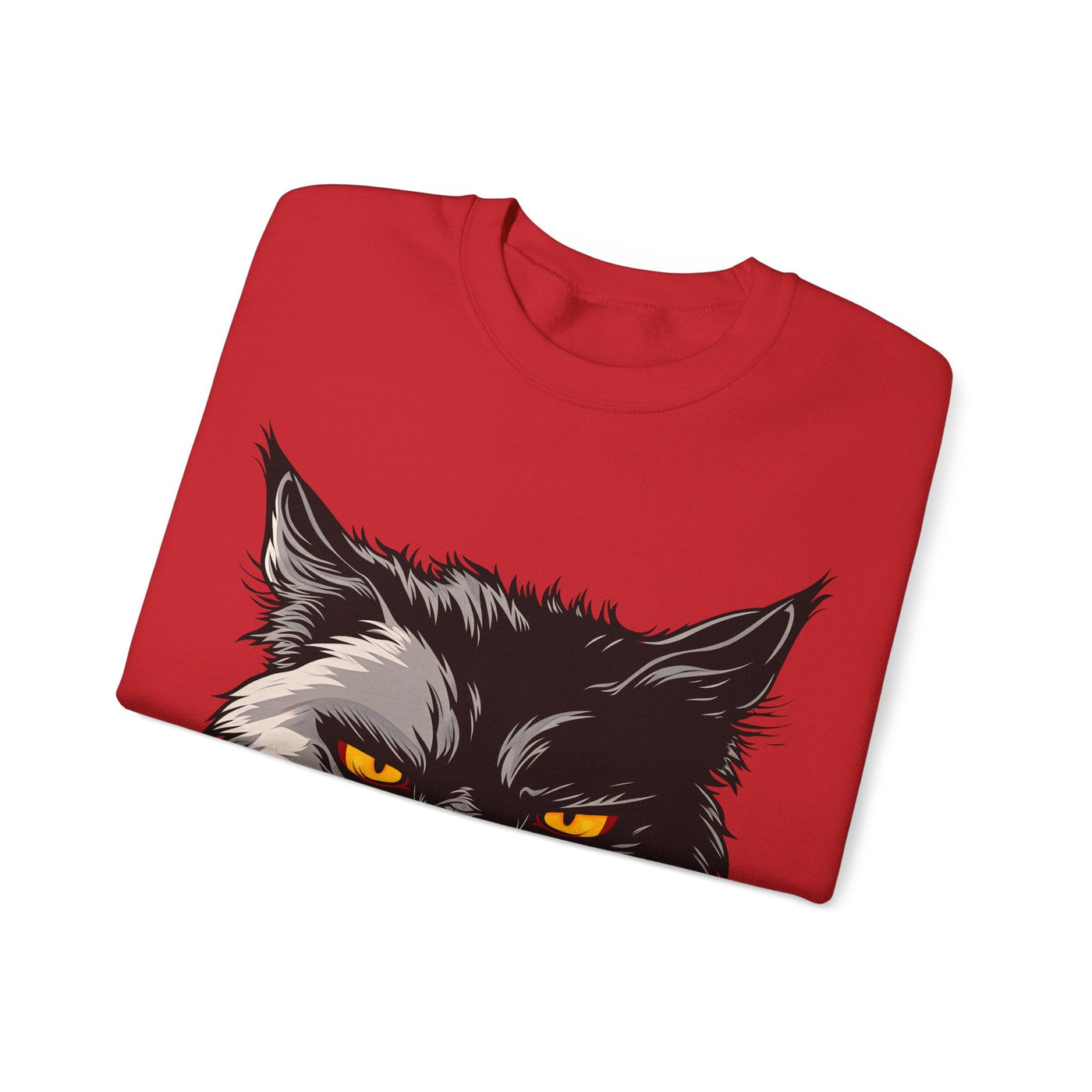Flirty Wicked Cat Sweatshirt (Big Print)