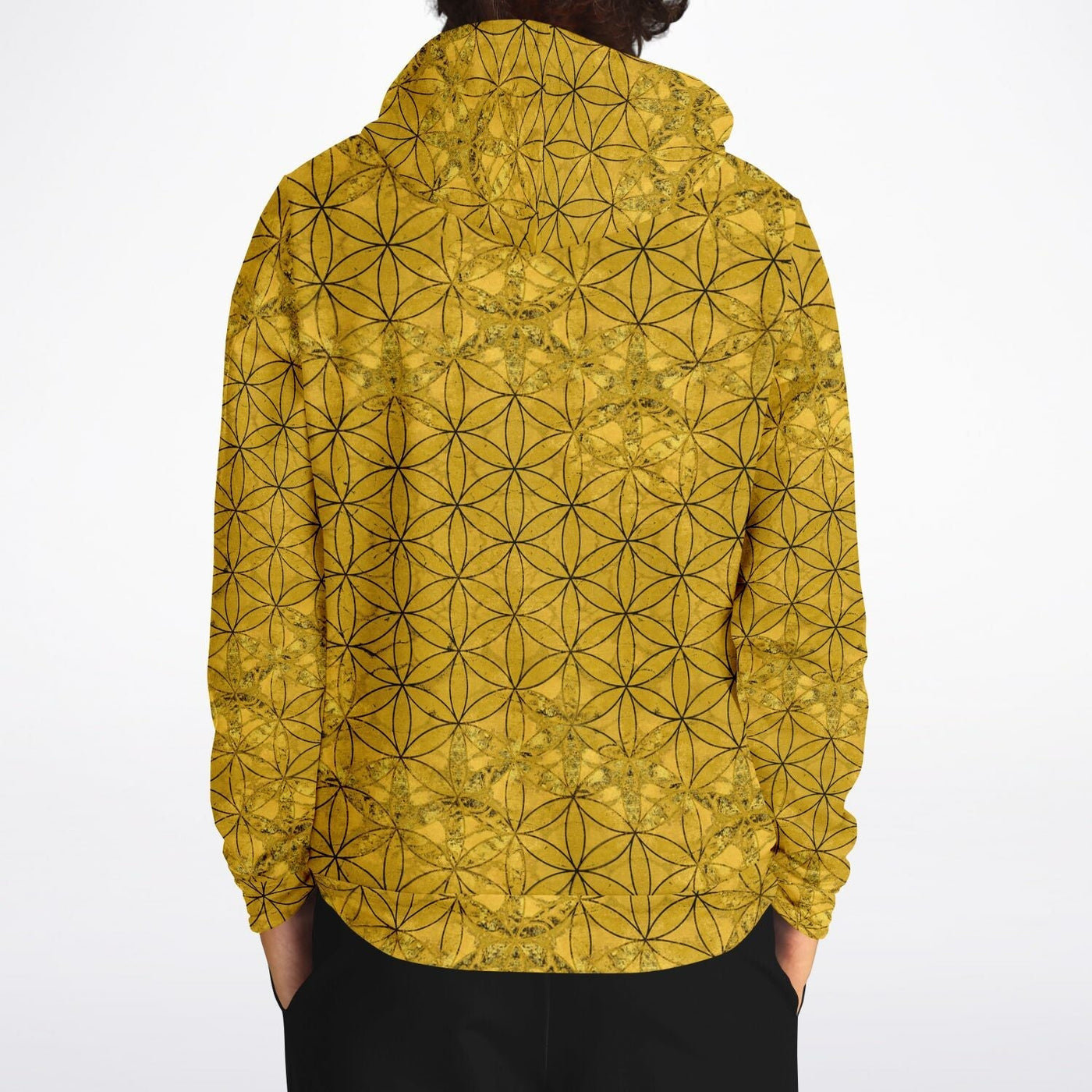 Flower of Life Hoodie Deep Gold | Sacred Geometry Fashion