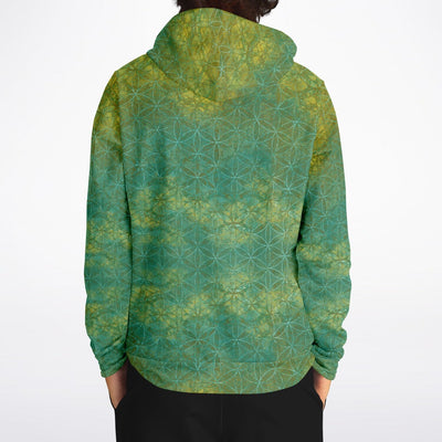 Flower of Life Hoodie Emerald Green | Sacred Geometry Fashion