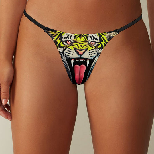Freaky Tiger Sexy Thong  TimeElements.shop