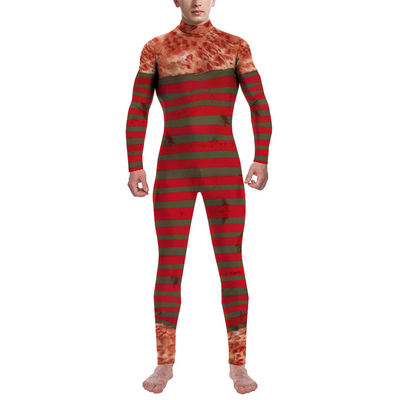 Freddy Krueger Zentai Costume Catsuit