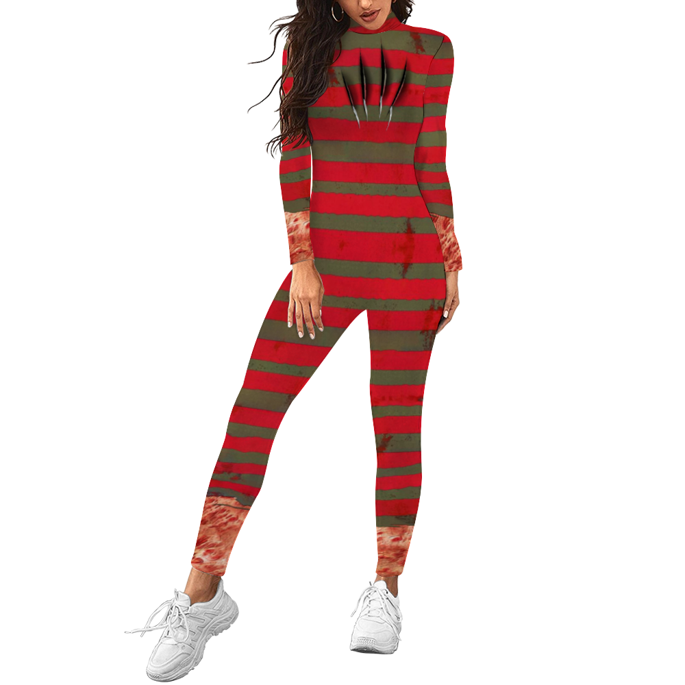 Freddy Krueger's Zentai Costume Catsuit with Blades