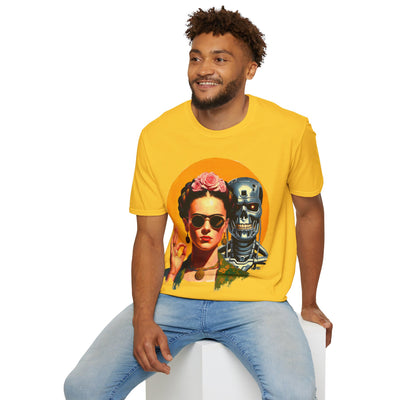 Frida Kahlo Modern Calavera T-Shirt – Cyberpunk Terminator Graphic Tee
