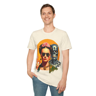 Frida Kahlo Modern Calavera T-Shirt – Cyberpunk Terminator Graphic Tee