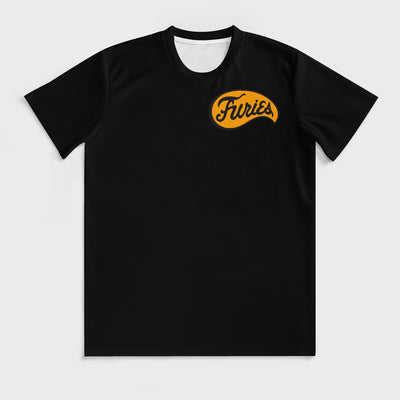 Furies Baseball T-Shirt – Warriors-Inspired Jersey in Ice Silk (new)