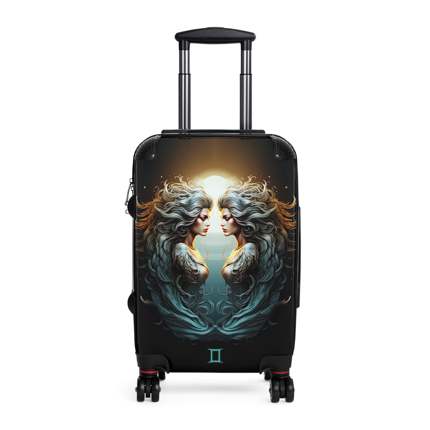 Gemini Zodiac Sign Travel Suitcase Luggage