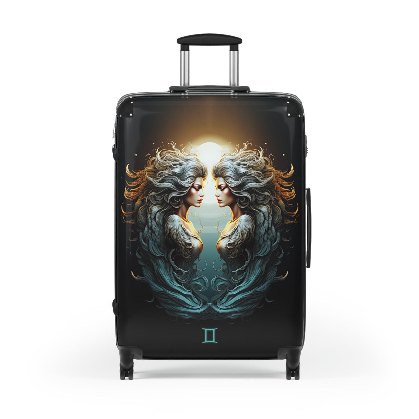 Gemini Zodiac Sign Travel Suitcase Luggage