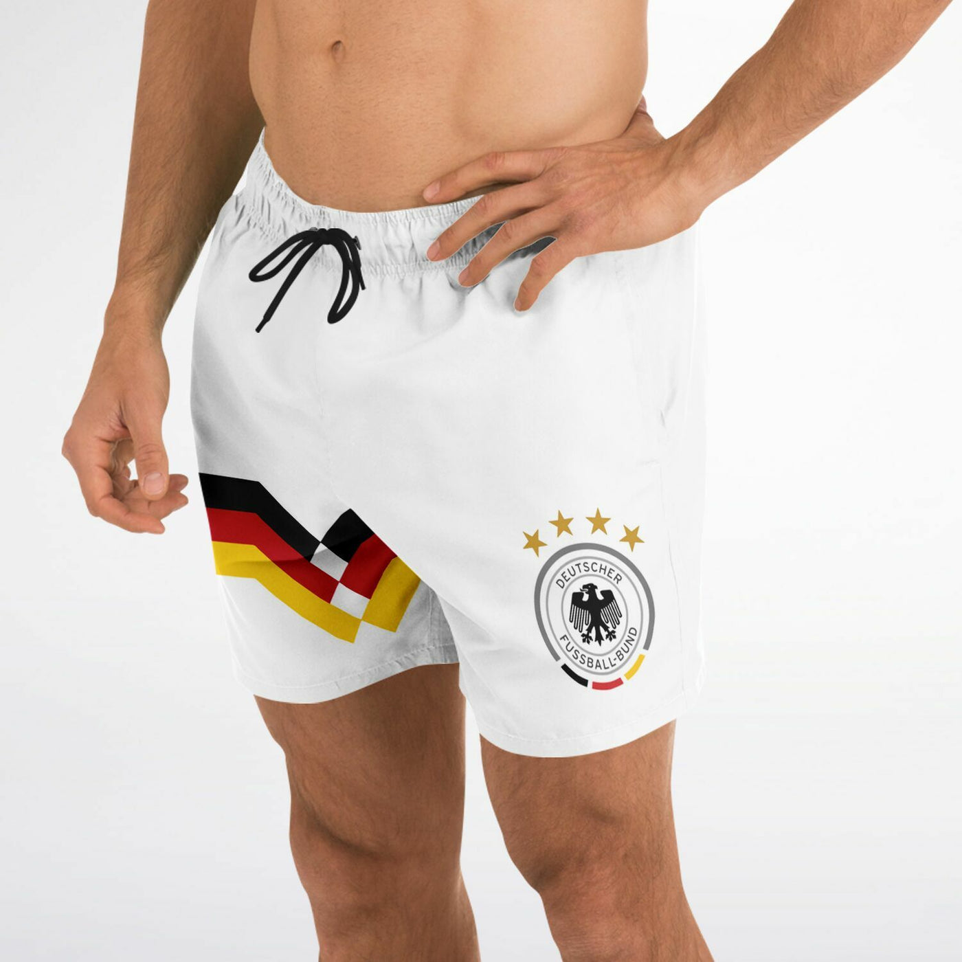 Germany Retro Soccer Swim Trunks Summer Shorts
