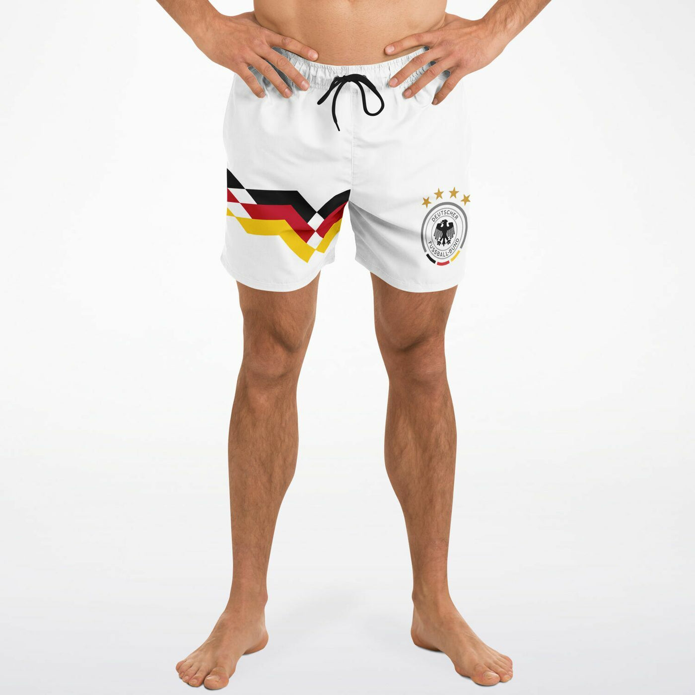 Germany Retro Soccer Swim Trunks Summer Shorts