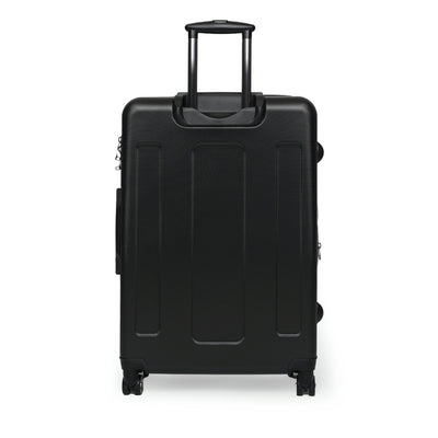 Glitchy Holographic Scattered Mirror Travel Suitcase | TimeElements.shop