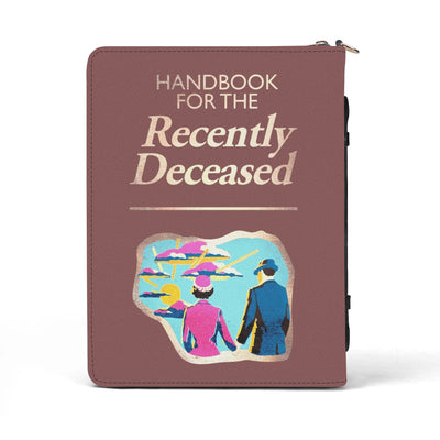 Handbook For The Recently Deceased, Beetlejuice - Top-grain Vegan Leather Book Cover