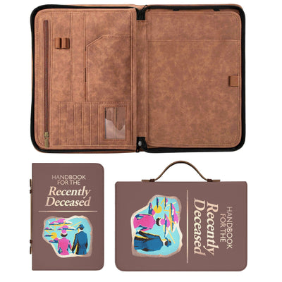 Handbook For The Recently Deceased Beetlejuice Vegan Leather Business Briefcase